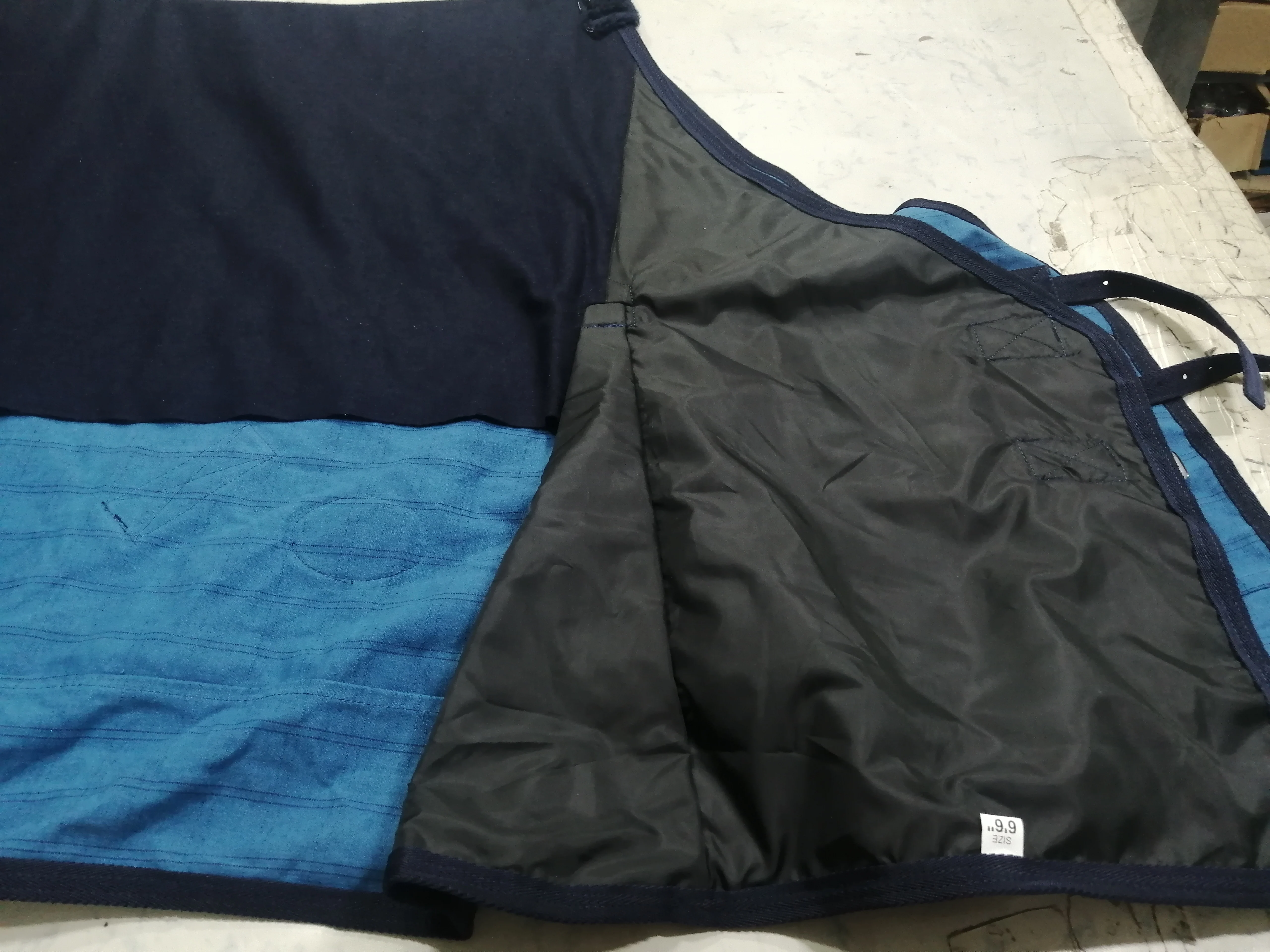 PC Canvas Horse Rug Made in Polycotton Fabric 24 Oz Quality 550 GSM Wool Lined High Grade Wax Waterproof Rug