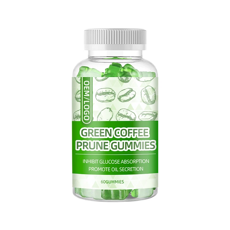 Healthy Fat Burning Gummies Pure Extract Green Coffee Gummies Slimming and Beauty Vegetarian Friendly
