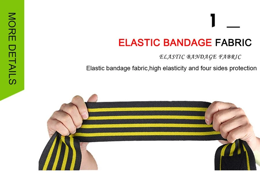 Gym Exercise Weight Lifting Sports Knee Wraps Knee Wrap for Leg Support for Fitness Training and Athletics