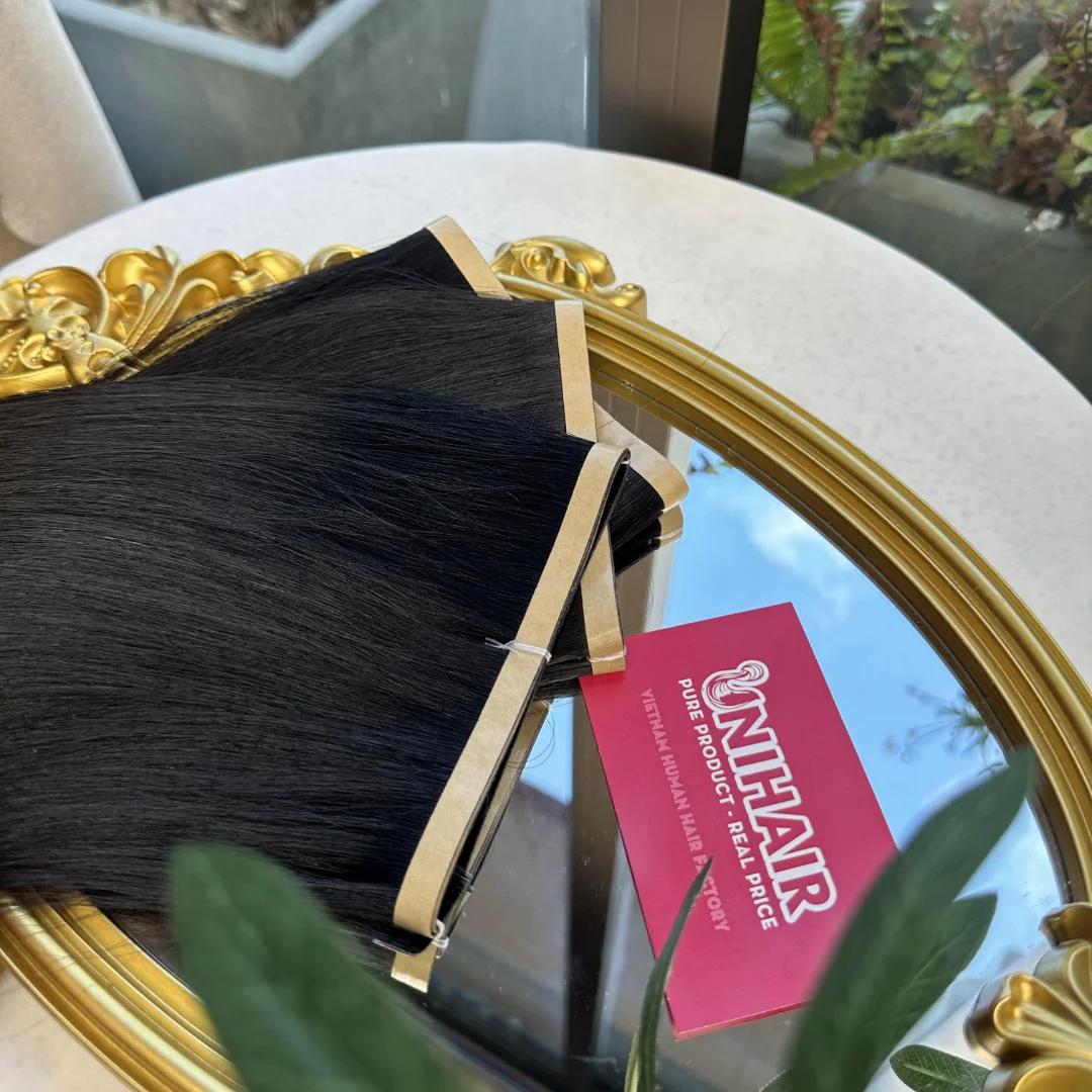 Best Selling One Sided Tape Ins Extension, Adhesive Human Hair Extension, Skin Tape in Human Remy Hair Extens Long Tape