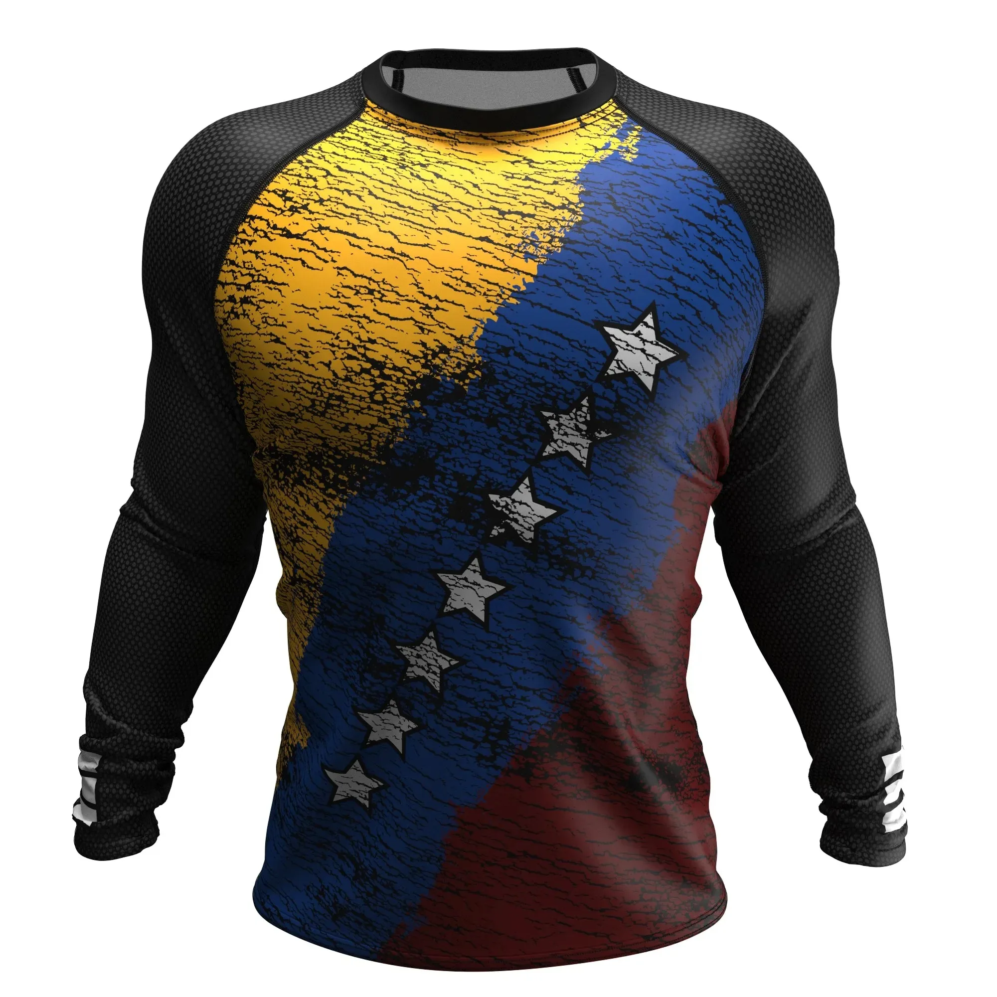 Custom Sublimation Compression Long Rash Guard for Running & Gym New Model Sportswear with Spandex for MMA Use