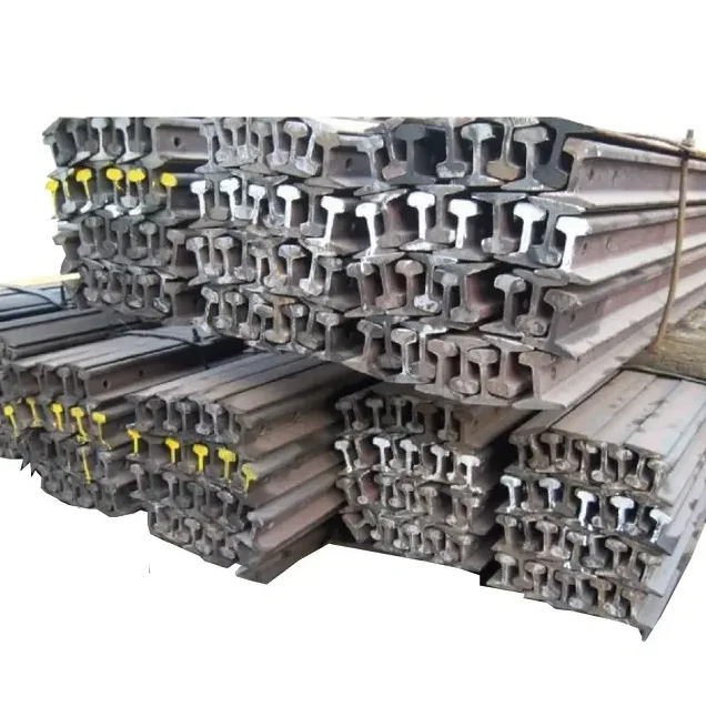 Q235b Crane Rail Iron Profile Processing Train Used Rail Railway Track Railroad Steel Rails Railway Scr