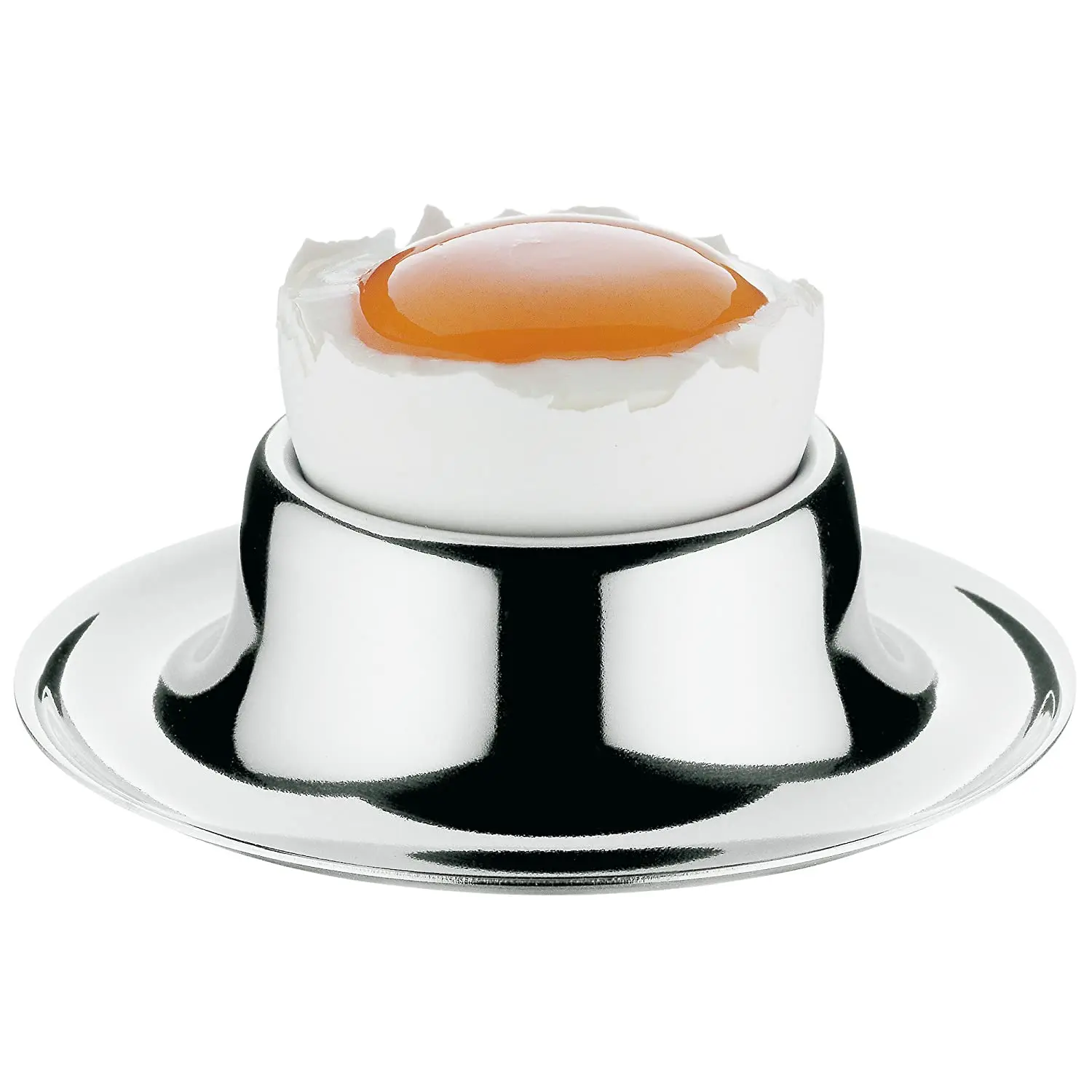 Customized Logo Prints 100% Promotional Food Grade Manufacturer Stainless Steel Metal Tray Steamed Rack Egg Cup Holder