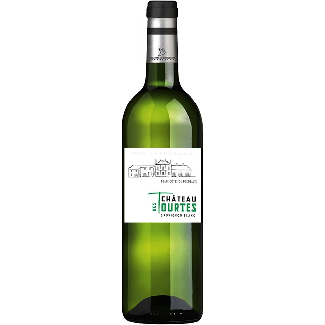 Высококачественное французское вино Chateau des Tourtes Premium Sauvignon Semillon 14% 75 мл бутылка классический белый Blaye Cotes De Bordeaux