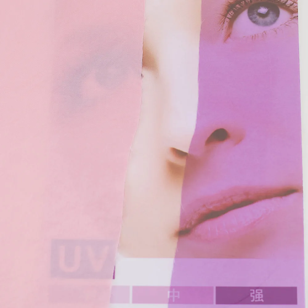 in Stock 100% Nylon UPF50+ Light Breathable and Anti-Ultraviolet Sun Protection Fabric Wrinkled Nylon Cloth for Clothing