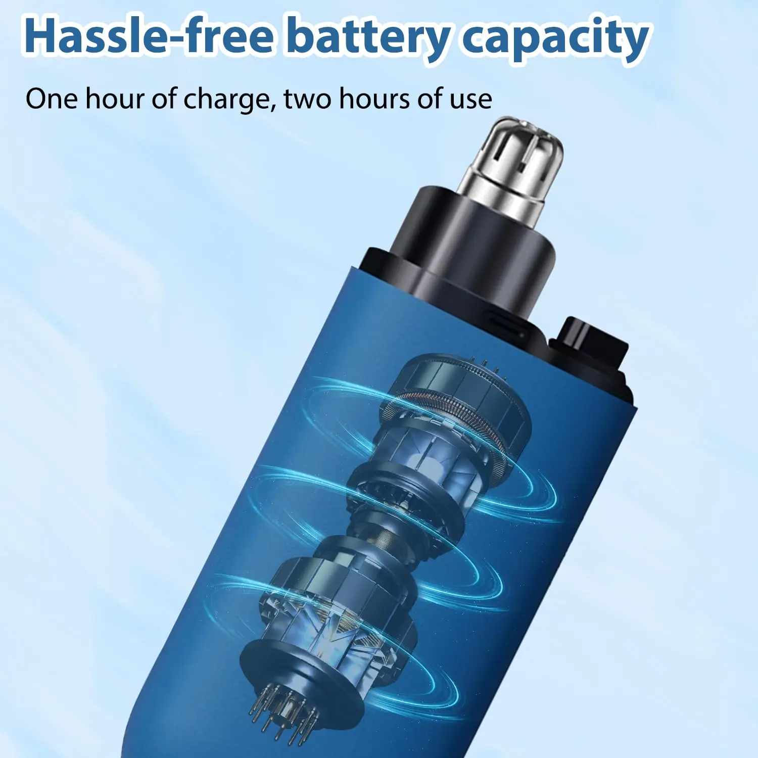 Electric Nose Hair Trimmer Implement Shaver Facial Nose Hair Scissors Neck Eyebrow Shaver Men Women Clean Trimer Razor Remover