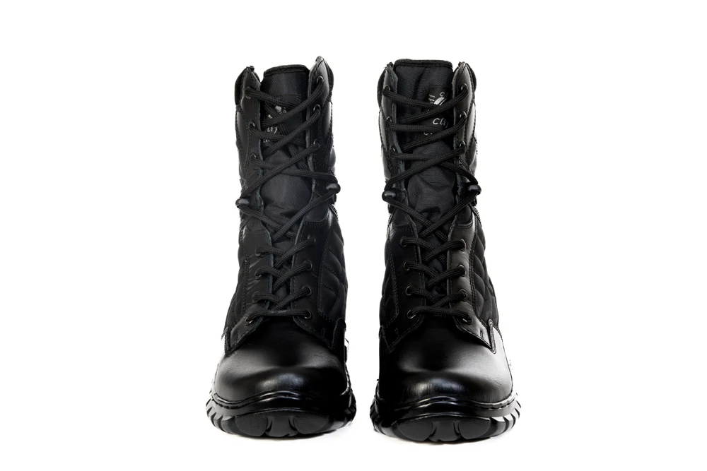 Advanced High-Ankle Tactical Boot Elite Operations Lightweight Enhanced Utility Features All-Terrain Suitable Winter Season PU