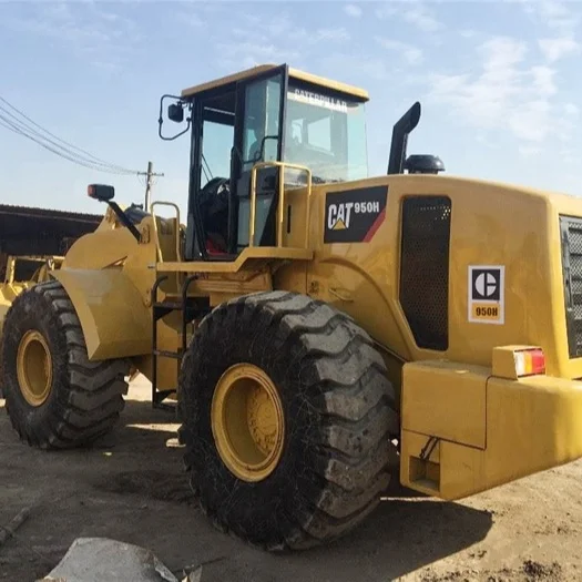 Высокое качество дешевые подержанные колесный погрузчик CAT950H для продажи в Шанхае Китай