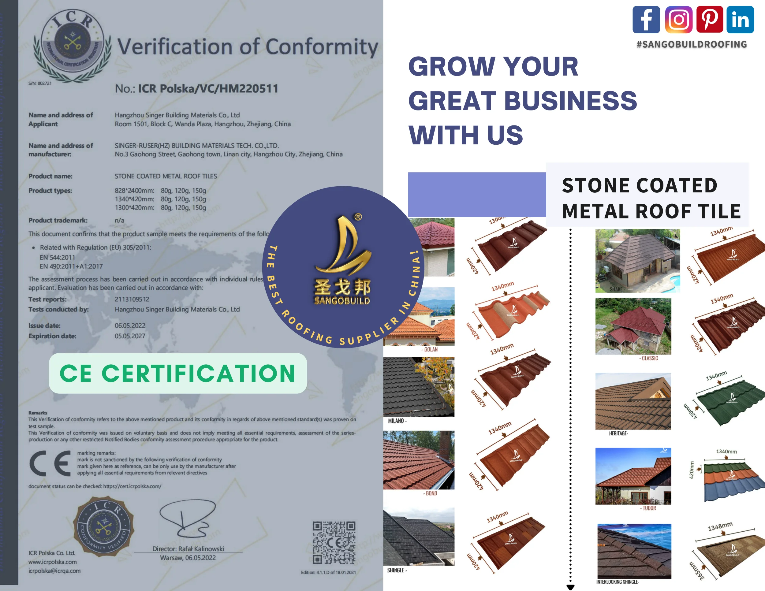 Color Tudor Tile Sand Coated Steel Roofing Sheets Classic Metal Roofing Shingles Corrugated Plate