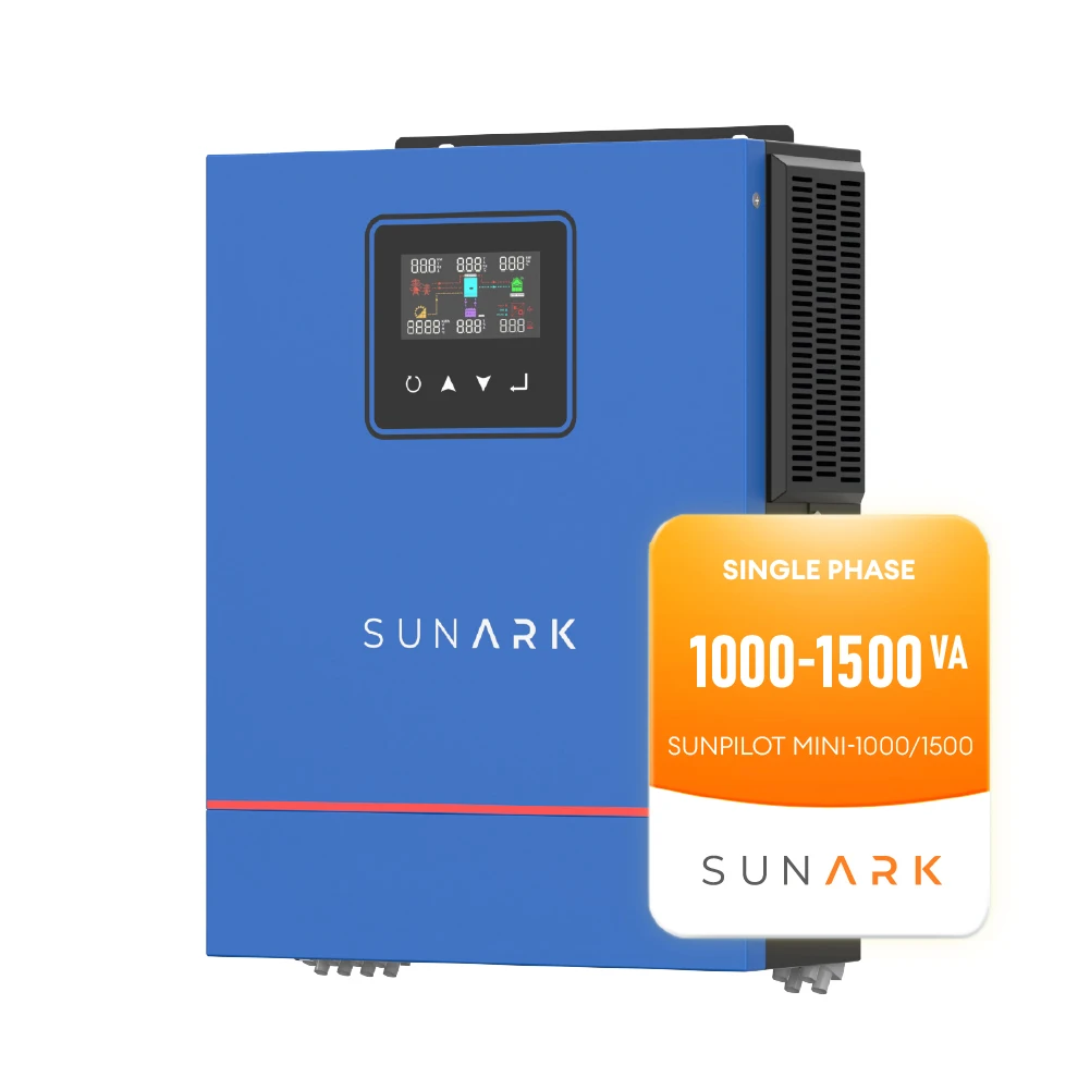 Sunark Off Grid Solar Inverter 1000Va 1300Va 1500Va Single Phase Solar Inverter For Balcony System