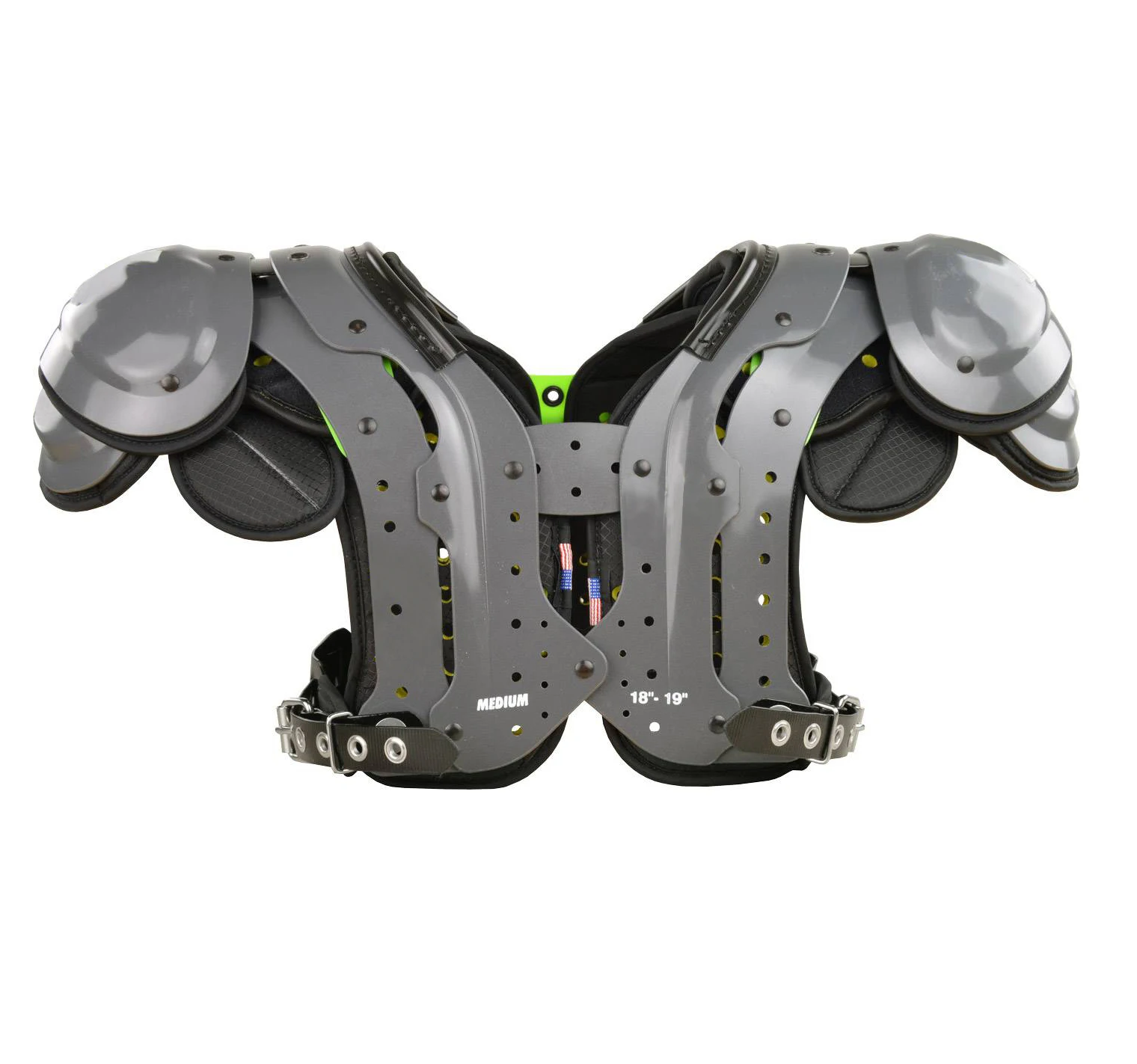 X2 Super Skill Shoulder Pads Evafoam padding combines strong protection density of American Football Shoulder Pads