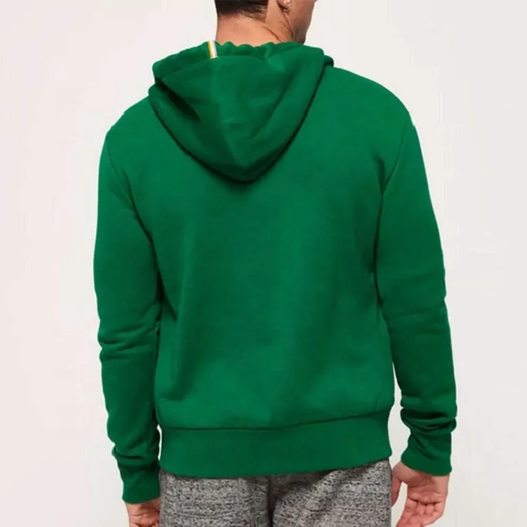 custom slim fitness lightweight plain solid sports workout streetwear gym full zip up hoodie men