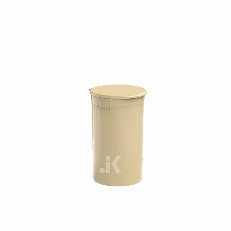 19 Dram VIET NAM FACTORY OEM Custom Packaging plastic tubes pop top for capsule pill powder candy - M0002