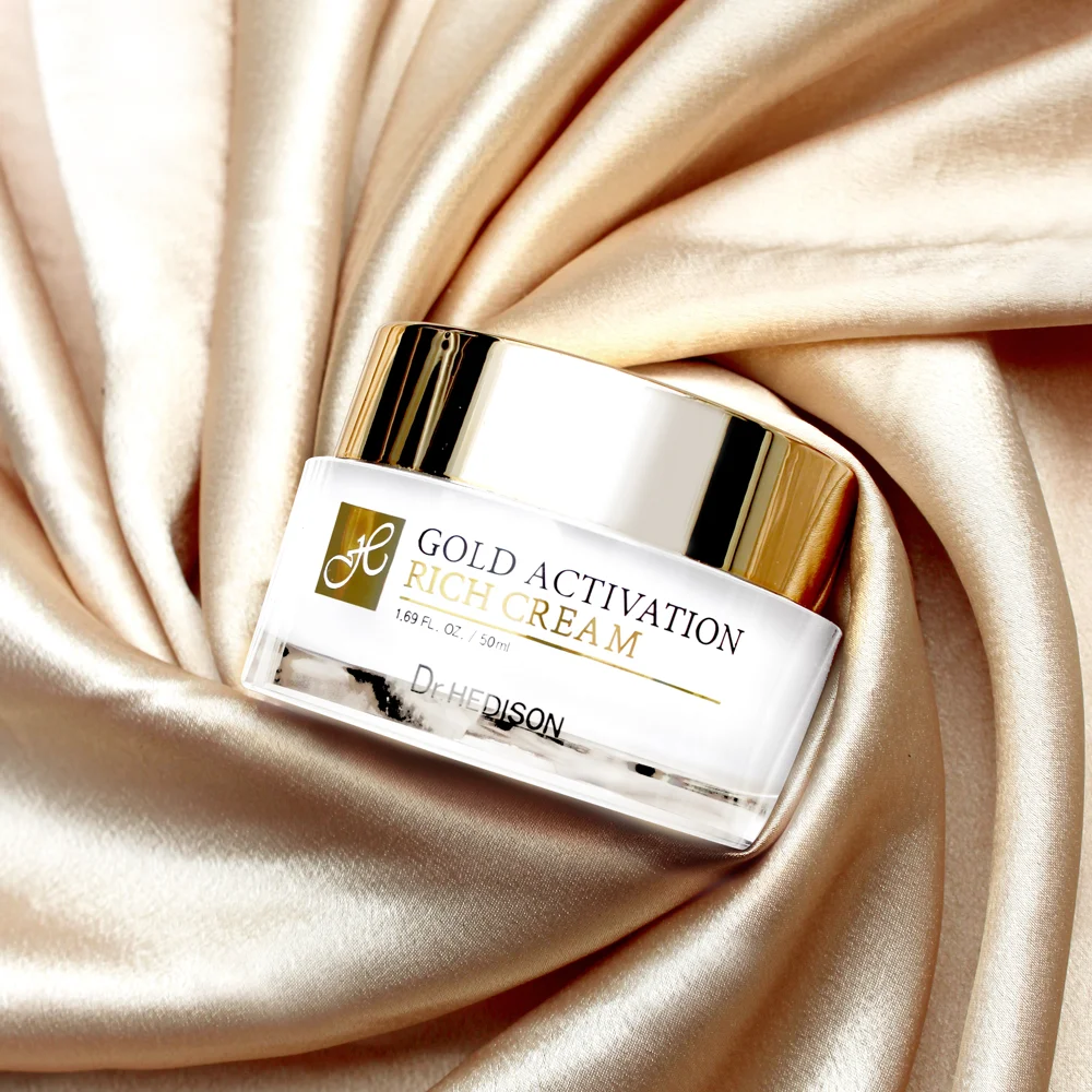 Dr.HEDISON GOLD Activation Rich Cream 50ml - CPNP Made in Korea - Anti-wrinkle aging Vitamin Whitening Soothing Moisturizing