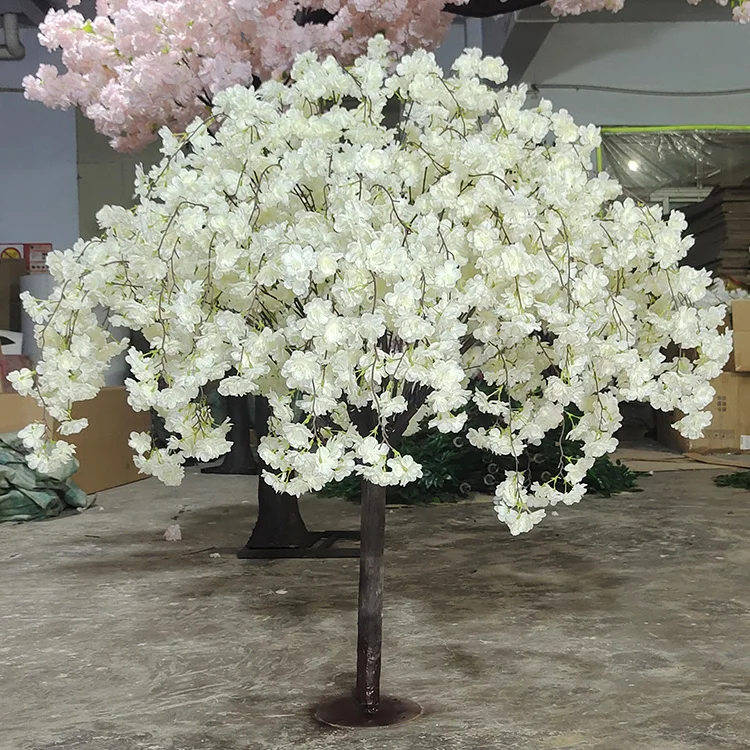 Faux Cherry Blossom Tree Artificial Flower Cherry Blossom Wedding Table Tree Arches Mini White Cherry Blossom Tree