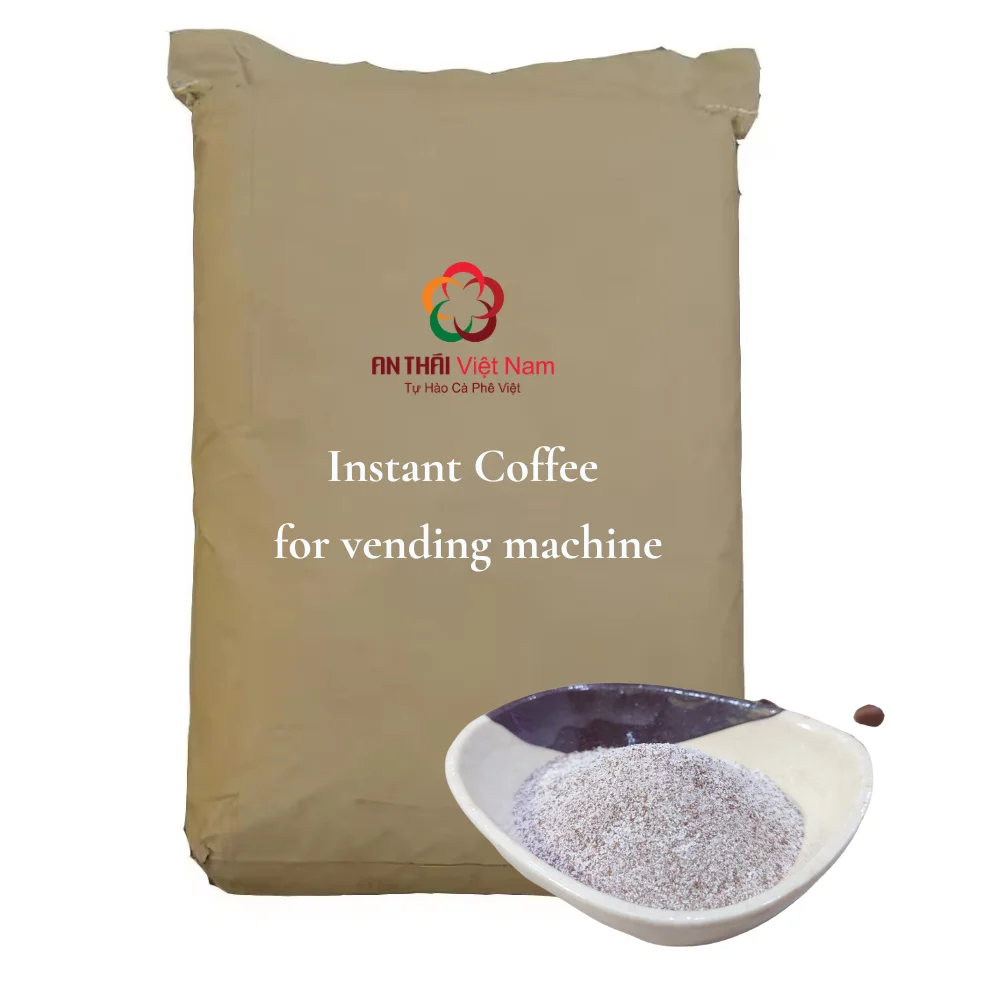 OEM ROBUSTA 3 IN 1 INSTANT COFFEE POWDER SWEET - TASTE WITH NON-DAIRY CREAMER AND SUGAR PACKING IN BULK 15KGS SUPPORT OEM READY