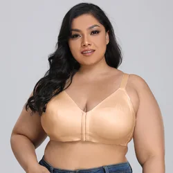Intiflower 419b High Quantity Women Front Closure Plus Size 85f-38ddd Leisure Bra Full Coverage Europe Big Size Comfort Bra
