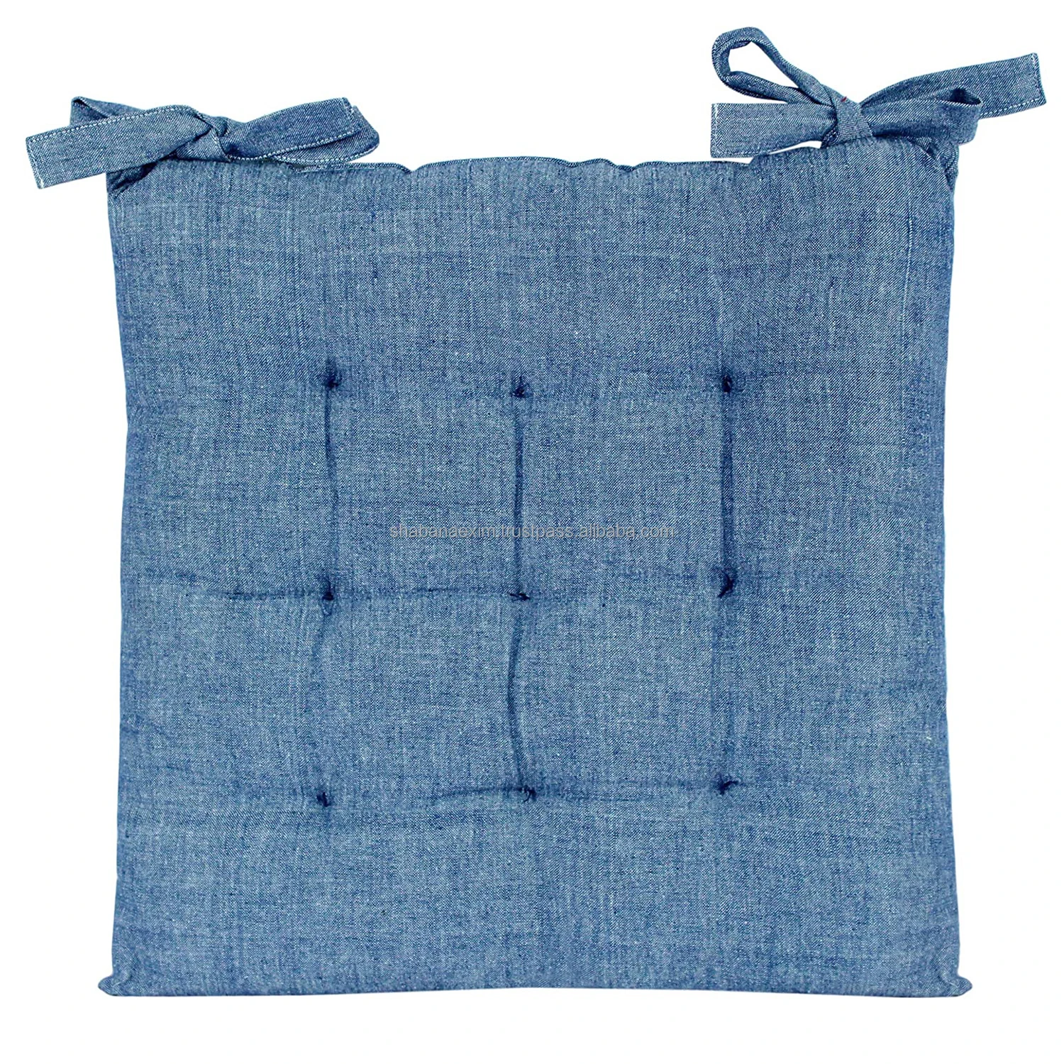 Indian Manufacturer of Home Office Chair Pad Cushion Pillow Seat Cushion for Back Pain Relief 100% Cotton Square Chair Pads