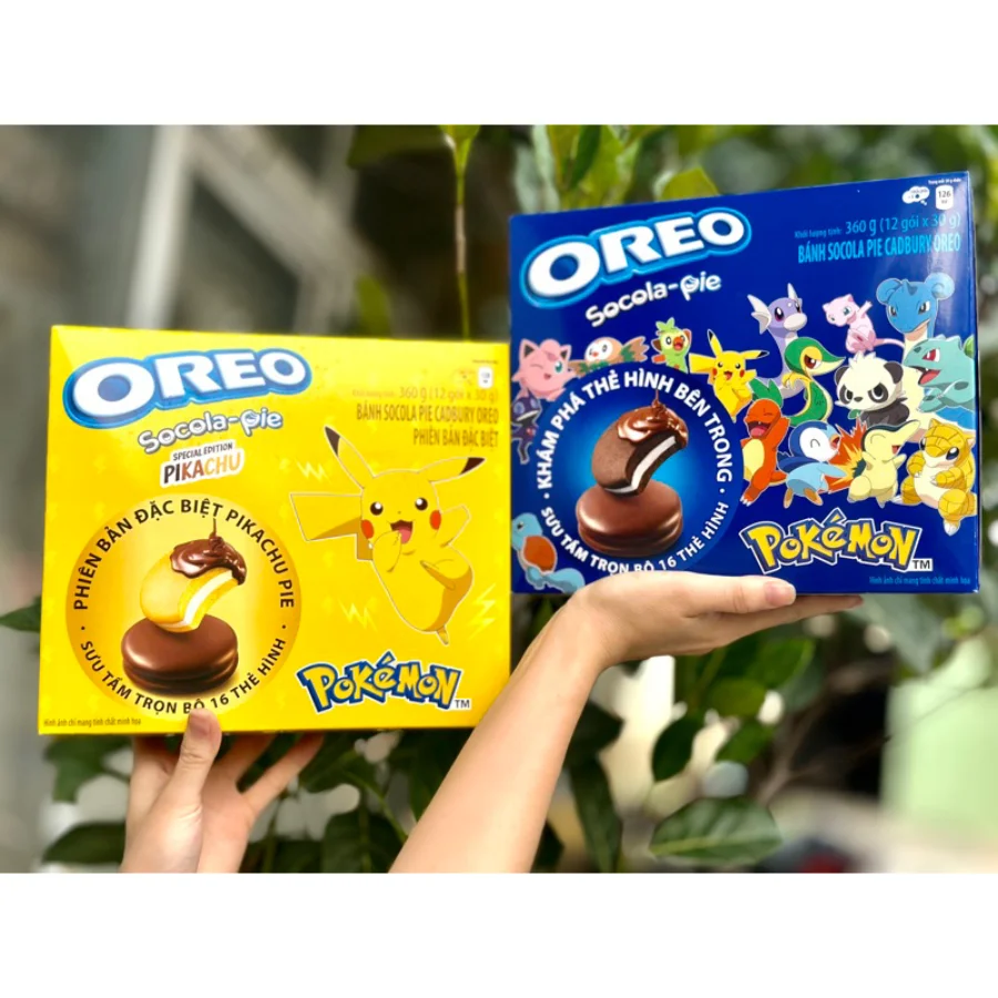 Хит продаж шоколадный пирог Cadbury Ooreo 360 г версия Пикачу x 8 коробок