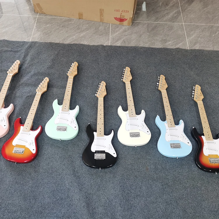 High quality oem electric guitars musical instruments 6 strings st style solo Electric Guitar wholesale electric guitar kit