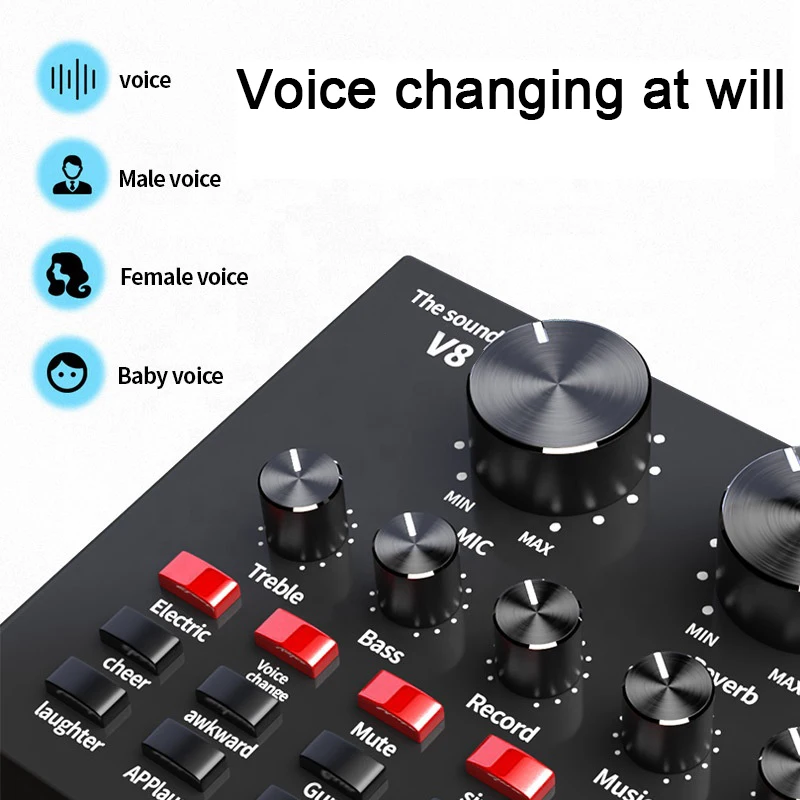 OEM Factory Price High Quality Professional Sound Card  Recording USB Studio Condenser Microphone
