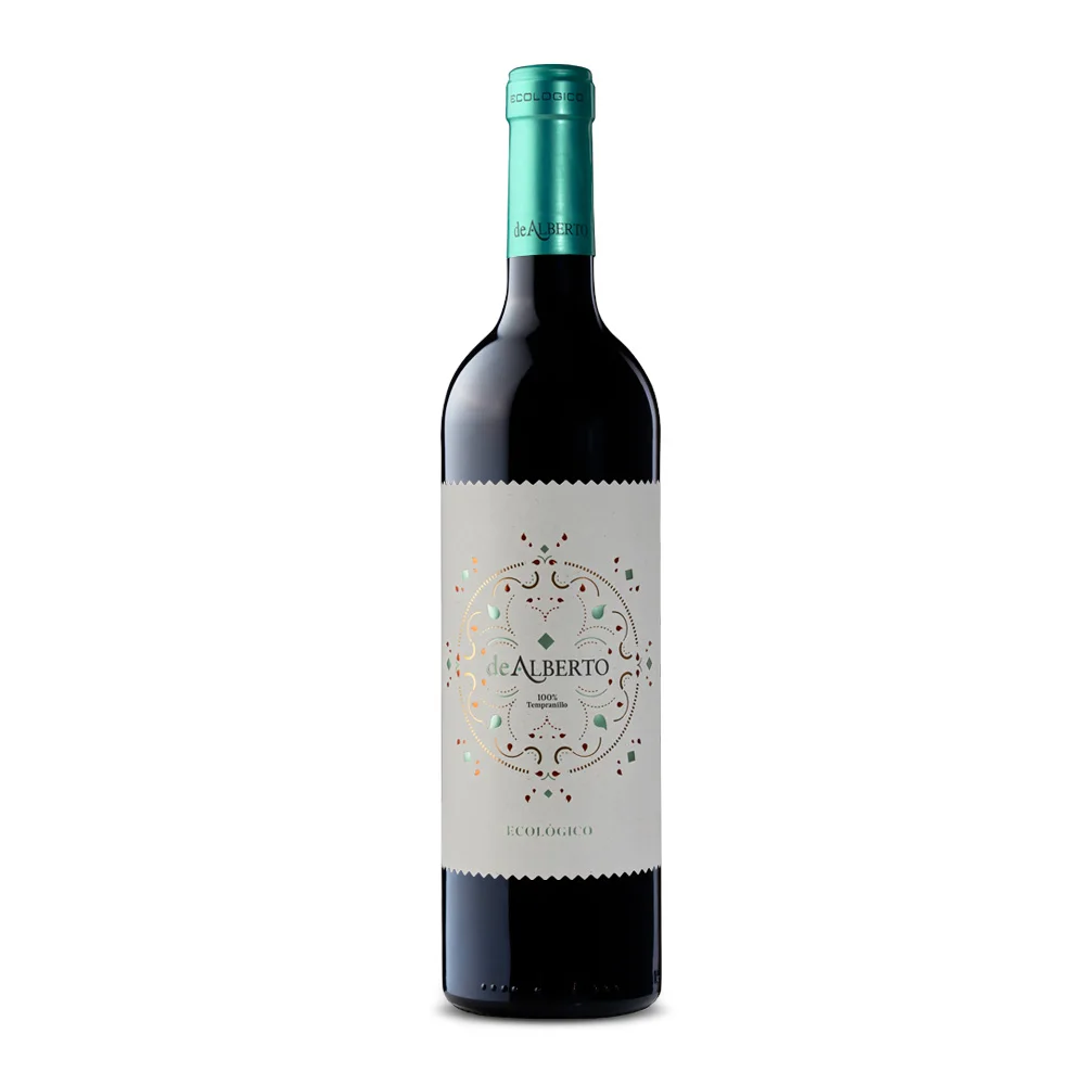 High quality spanish premium Organic Tempranillo grapes still young fruty Red wine 750ml glass bottle