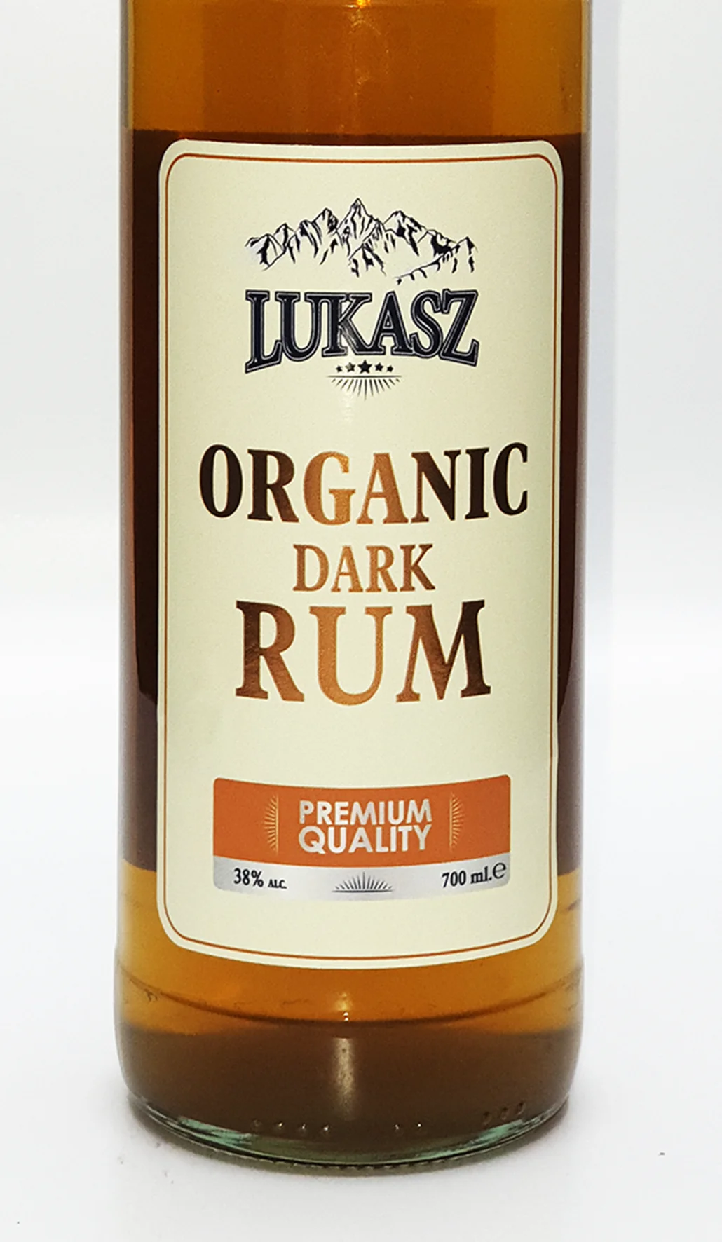 Lukasz Dark Rum Bottled 700ml Organic Distillery NL 40% Alcohol Wholesale Liquor Buy Bulk Private Label