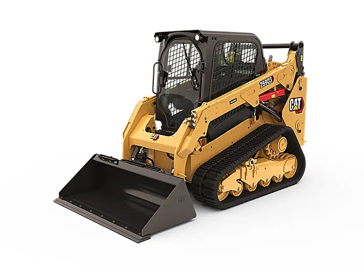 Skid Steer Caterpillar 262D3 Used Wheel Skid Steer Loader Loading Capacity Multi-Function Cat