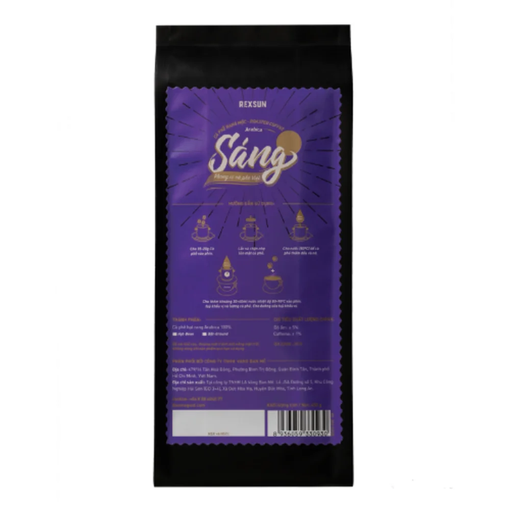 100% ARABICA Coffee beans Roasted at Medium Dark level, best price coffee beans for export from Vietnam Supplier Rexsun Brand
