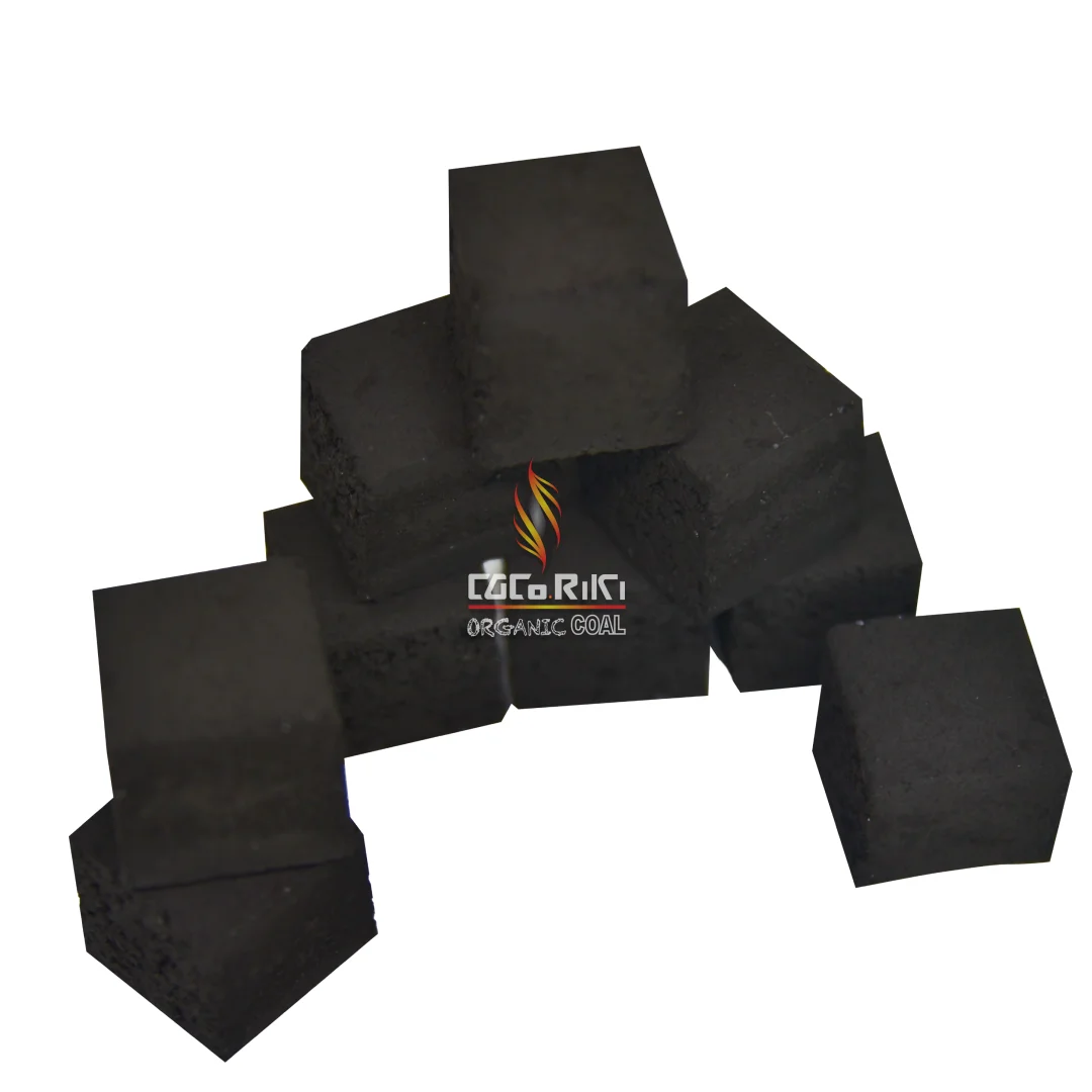 Latest Hot Selling Coconut Shell Charcoal Briquettes Grade B Red Coco for Hookah Nargile Shisha Indonesia Briket Ready To Ship