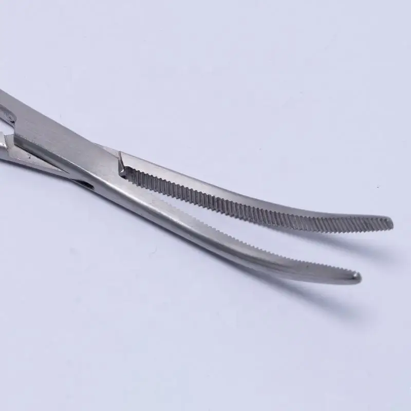 Wholesale Stainless Steel Fishing Tools Forceps 7' Fishing Forceps Hemostat for Removing Hook from Fish Straight & Curved