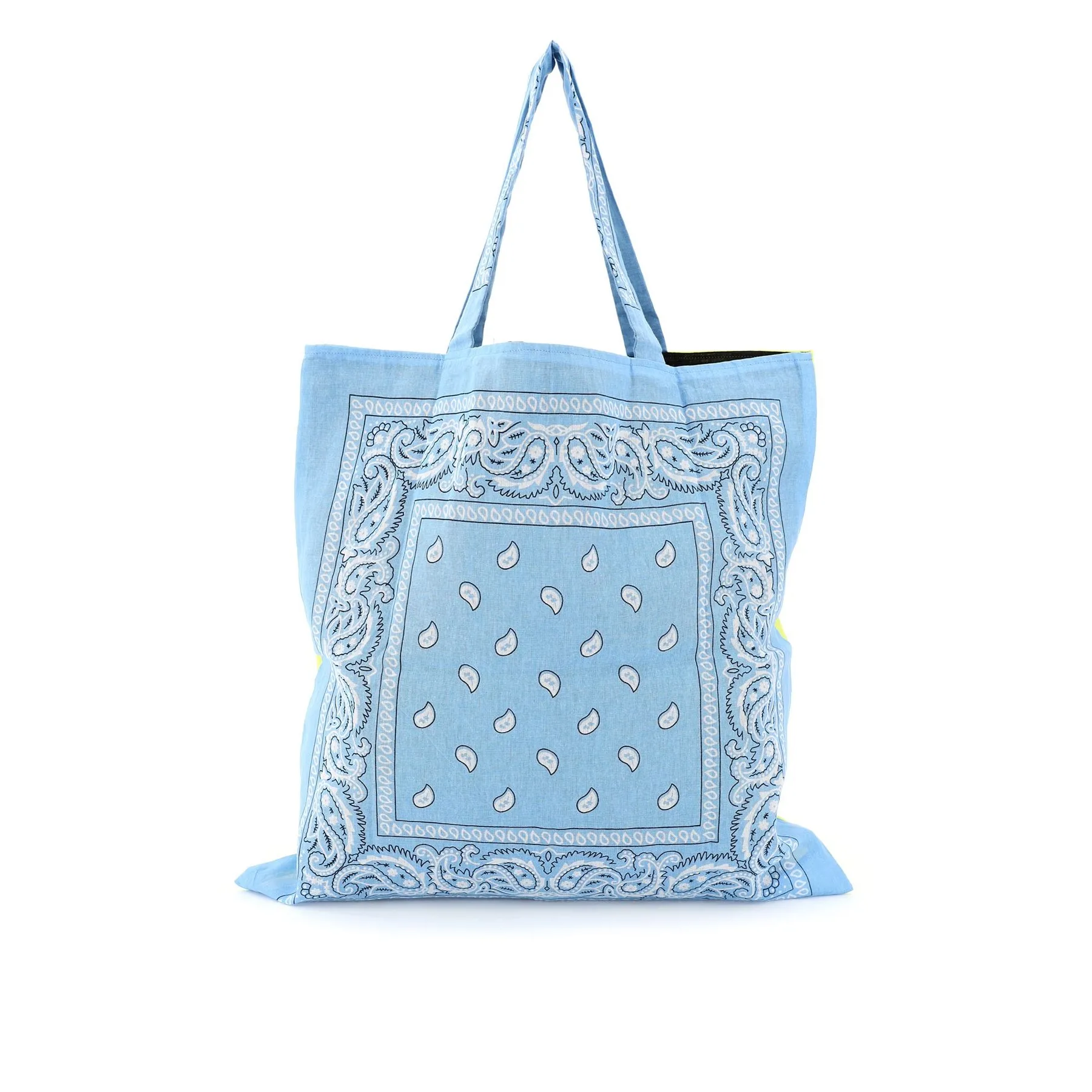 Cotton Shopper Bags Shopping Tote Bags Fashion bandana Shoulder Canvas Bags Large Capacity Handbag with customized logo