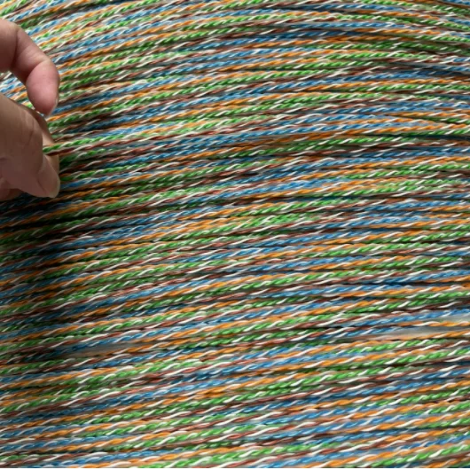 Semi-Finished Cat6 Network Cable Raw Material Cable Twist Pair UTP CU/CCA/HCCA CAT5E/CAT6/CAT6A Lan Cable