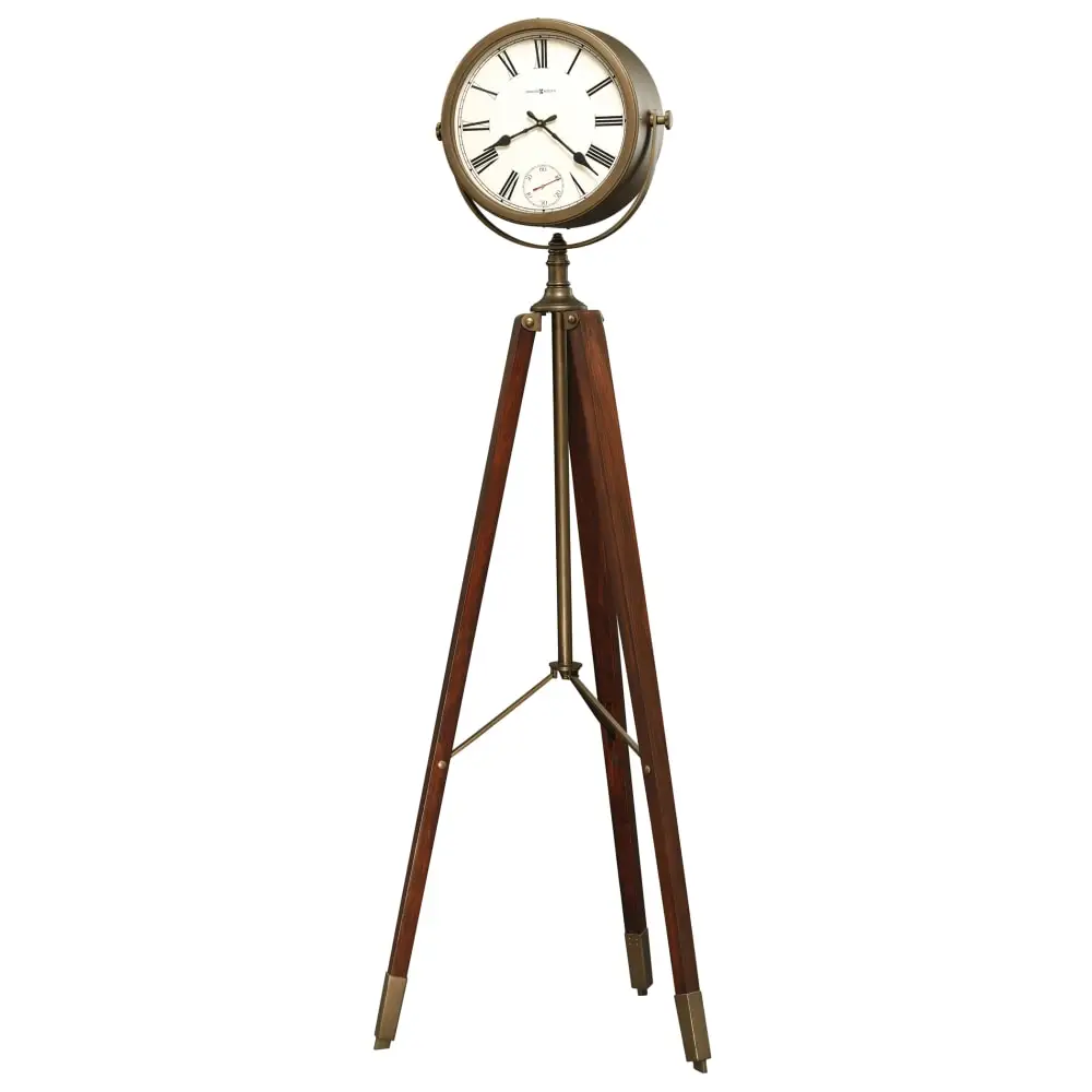 Handmade Silver Aluminum Nautical Backless Clock Wooden Tripod Exclusive Cast Metal Design Cheap Price on Sale