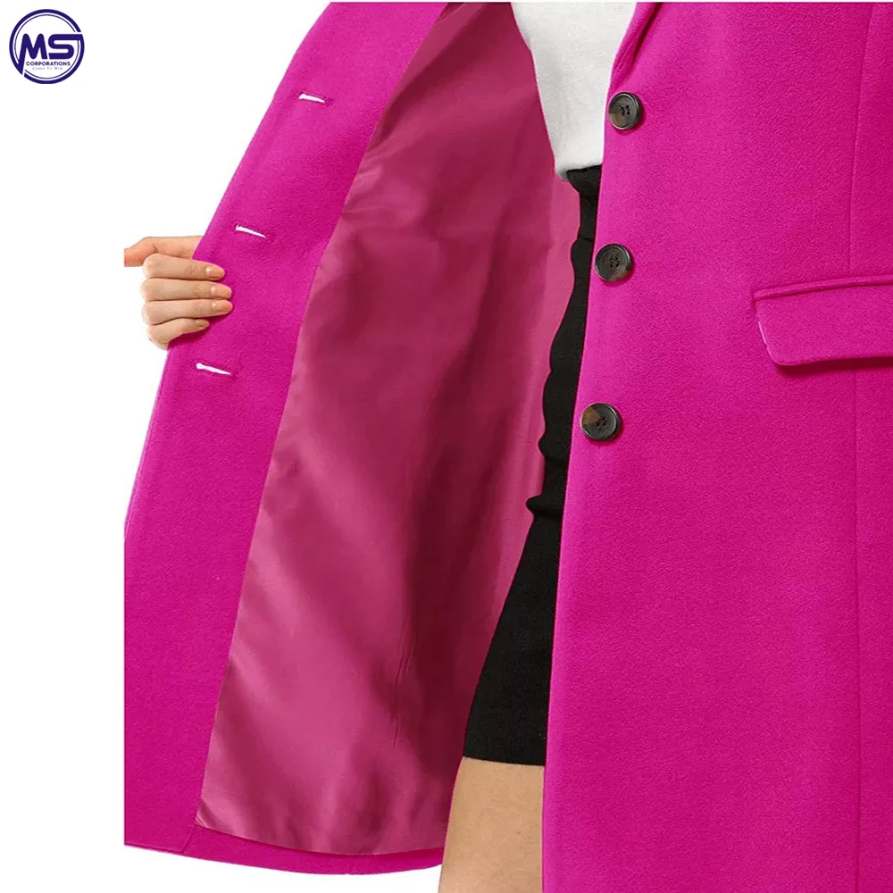 Custom Made Your Own Design High Quality Best Design 2022 OEM ODM Women Latest Design Long Trench Coat On Sale