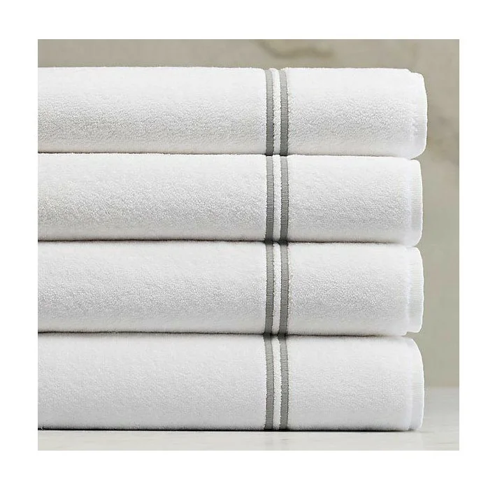 Indian towel hotel supplies wholesale fancy microfiber white bath towel with best price