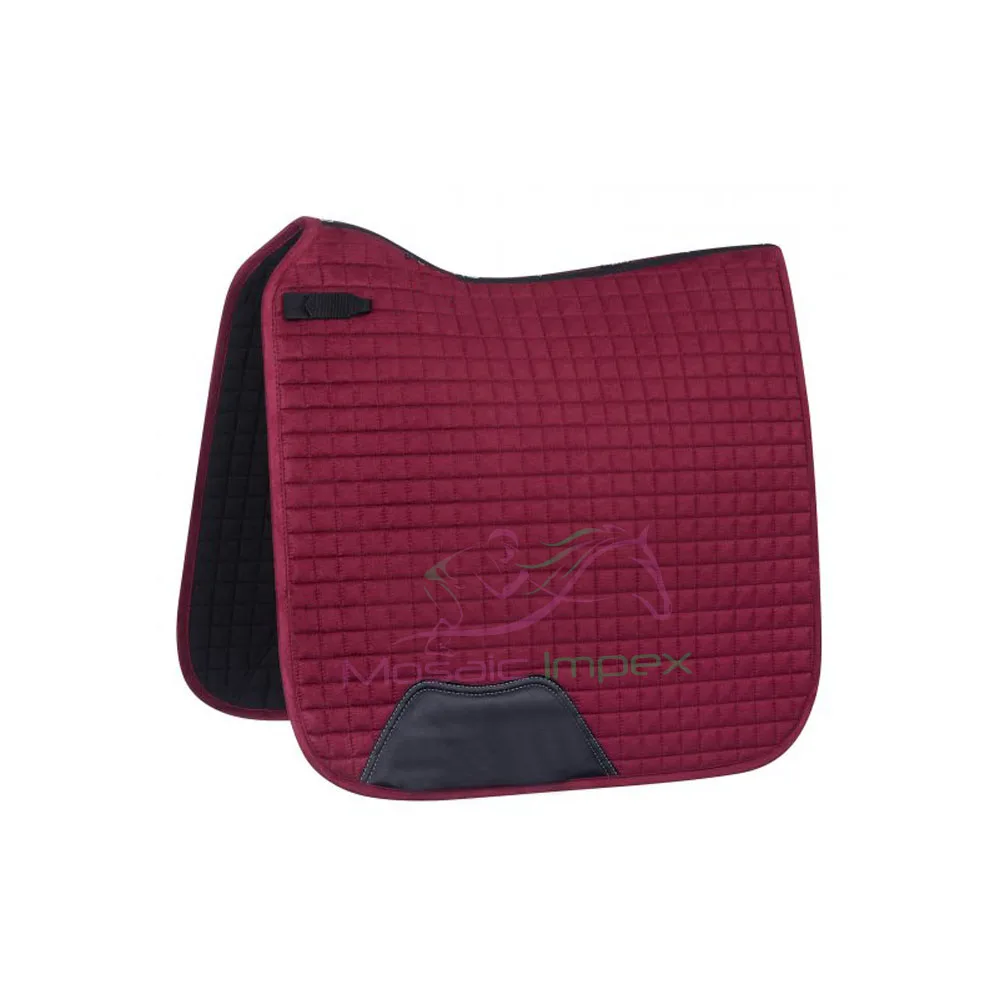 Saddle pad set measurements monogram material manufacturers maker Australia mockup up matching sets memory foam mini merino mule