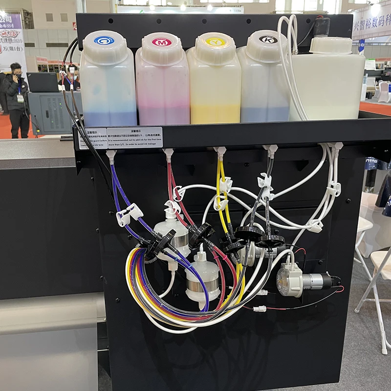 ENJET XLF 2 head 60cm  roll to roll i3200 4720  Digital T shirt jeans Printer pet film DTF printer