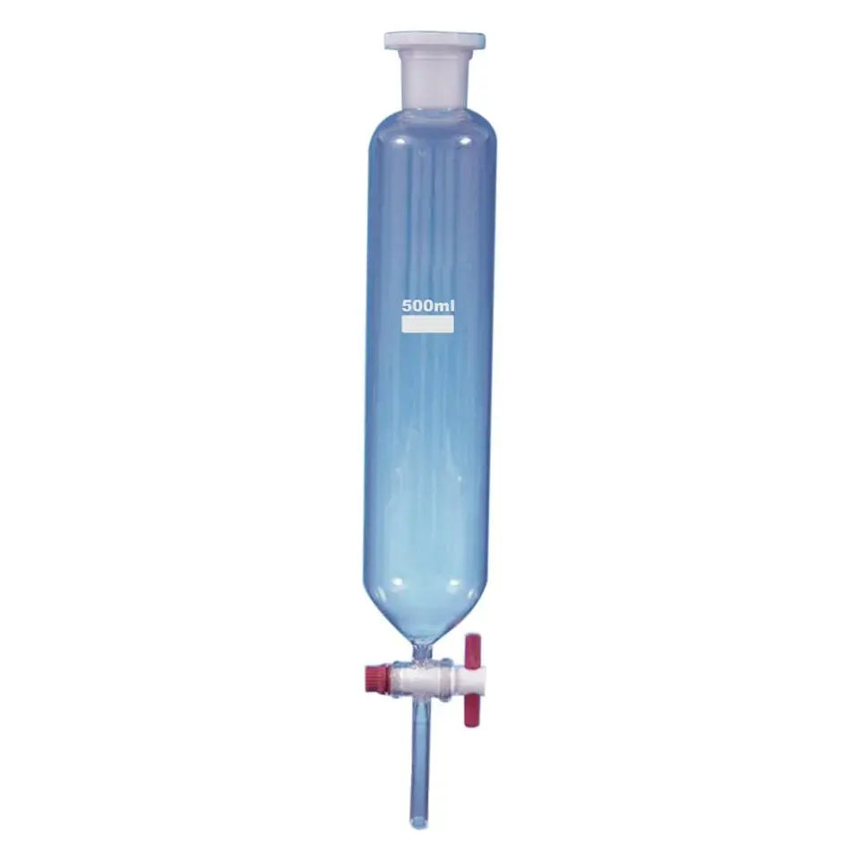 Dropping Funnel Plain widely used in laboratories for the controlled drop-wise transfer of fluids and cylindrical in shape.