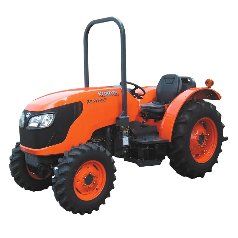 Дешевый б/у новый трактор 4X4wd KUBOTA с погрузчиком и сельскохозяйственным оборудованием сельскохозяйственная техника для продажи