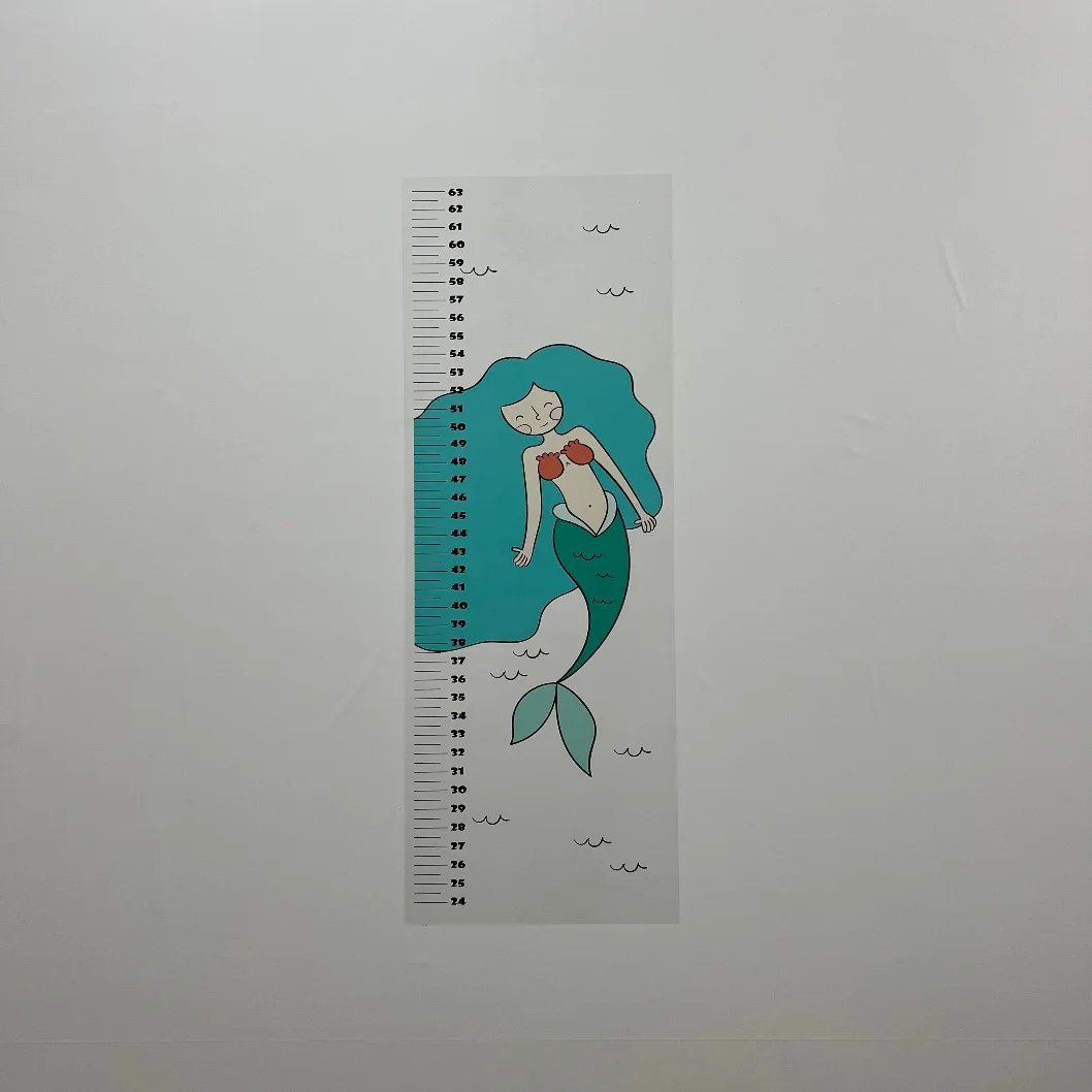 Dry Erase Growth Chart For Kids Model-3 Reusable Durable Polystyrene Material Holds The Surface With Static Electricity