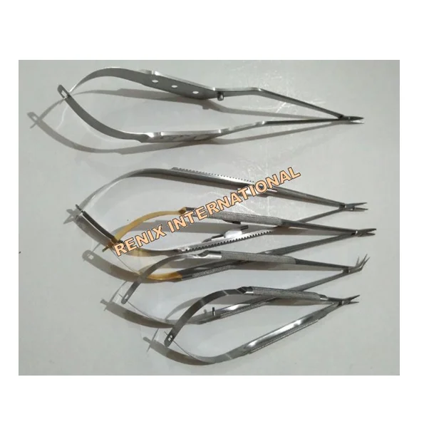 Yasargil Micro Scissors Bayonet / Cardiovascular Spring Action Scissor