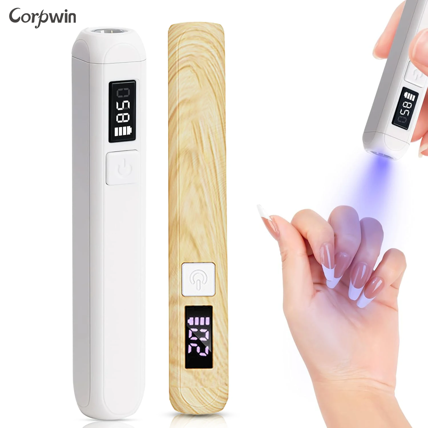 Cordless Fingernail Curing Light DIY Nail Art Smart Led Light Professional Nail Dryer Mini Handheld UV Led Nail Lamp