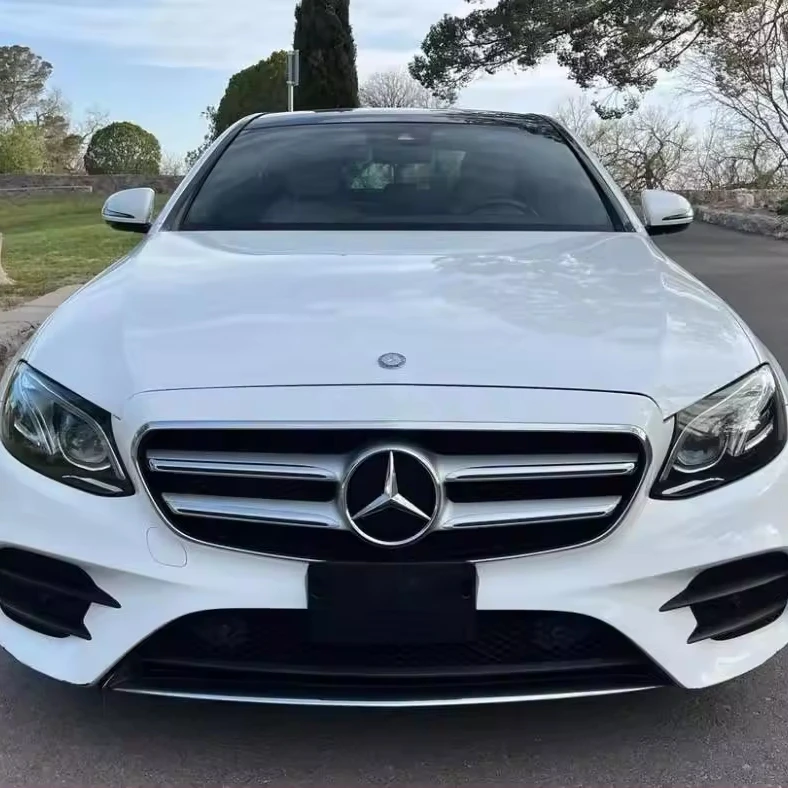 2017 Mercedes-Benz E 300 роскошный седан Подержанный Электрический E-Class с кожаными сиденьями задней камеры левое Рулевое управление