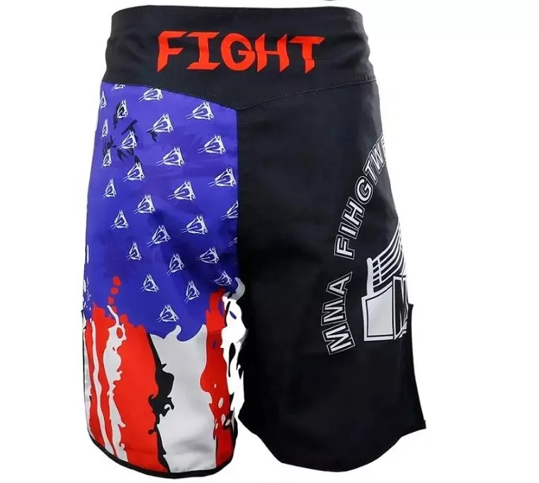Custom Wholesale For Men With Slits Sublimation Printed No Gi Bjj Fight MMA Grappling Shorts