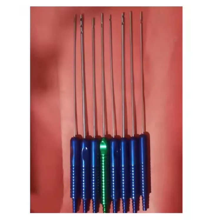 High Quality Brand New Fixed Power Handle Harvest ing Mercedes Fat Liposuction Cannula Plastic Surgery Stainless Steel