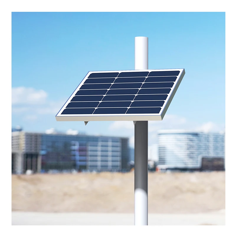 Construction Site Pole Mount 4g pa System 50Ah Solar Powered System for  80w System Solar solar panel camera Solar