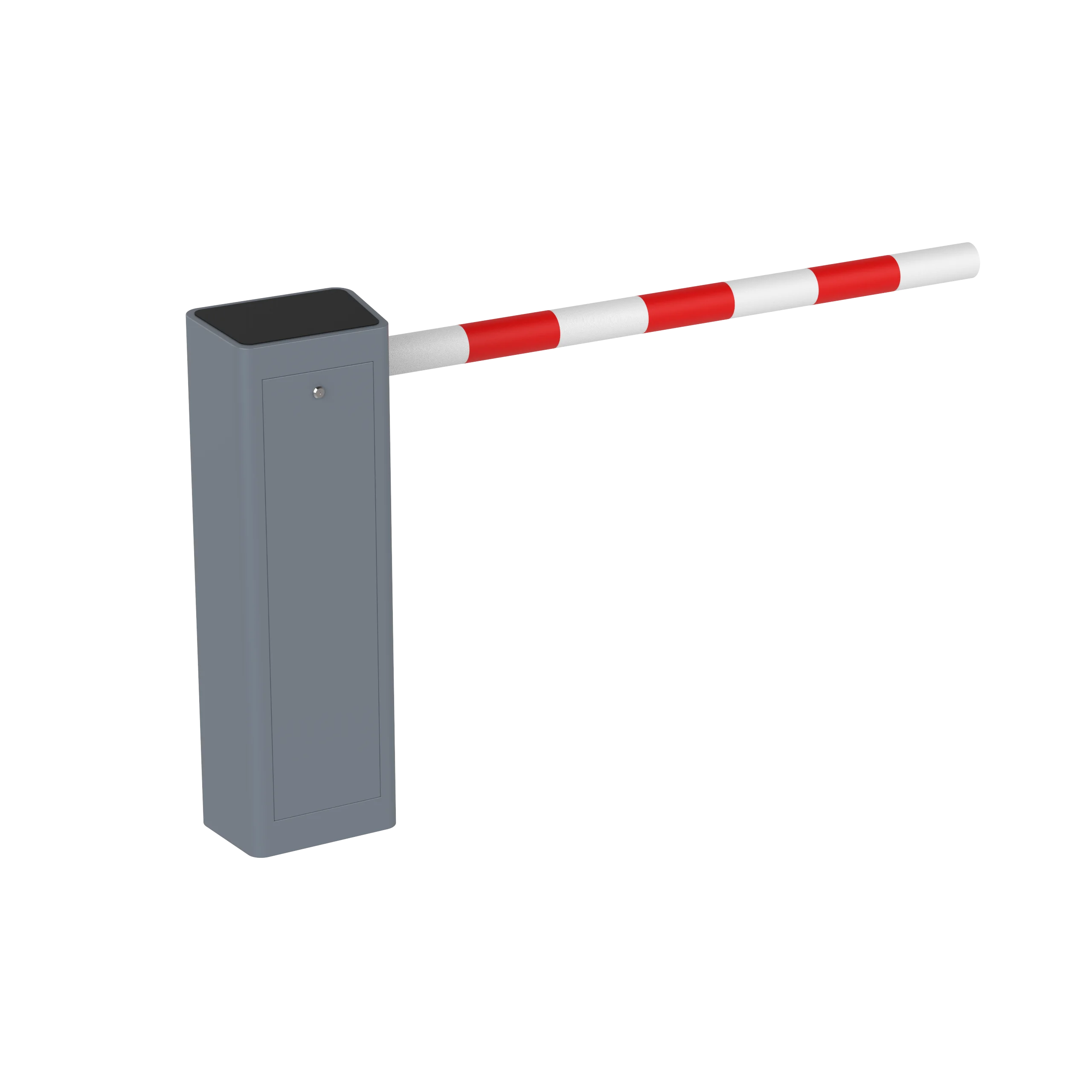 24V DC brushless motor Car parking gate  straight arm boom barrier , toll station road barrier,barrier gate parking TCP IP