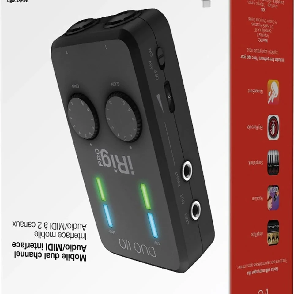 Wholesales prices IK Multimedia iRig Pro Duo I/O 2-Channel Audio/MIDI Interface