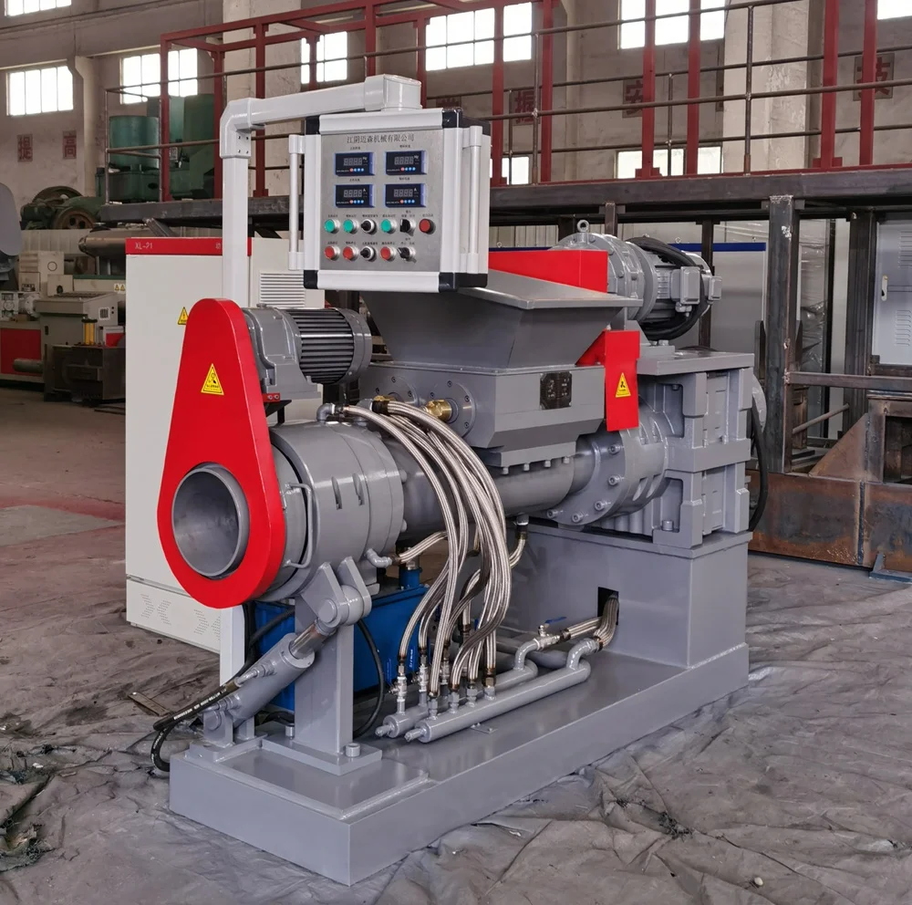 Rubber extruder machinery rubber strainer filter extruder machine